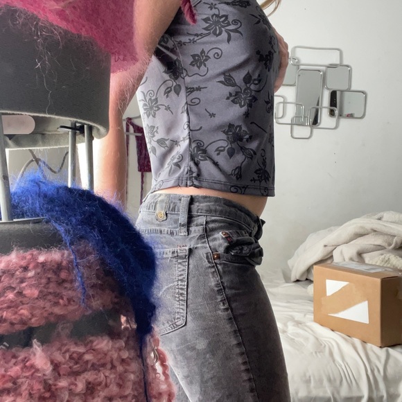 Rampage floral whimsygoth top - Picture 2 of 5